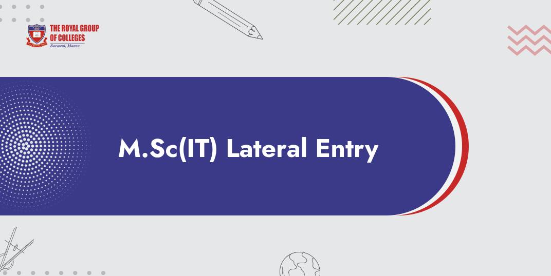 M.Sc(IT) Lateral Entry